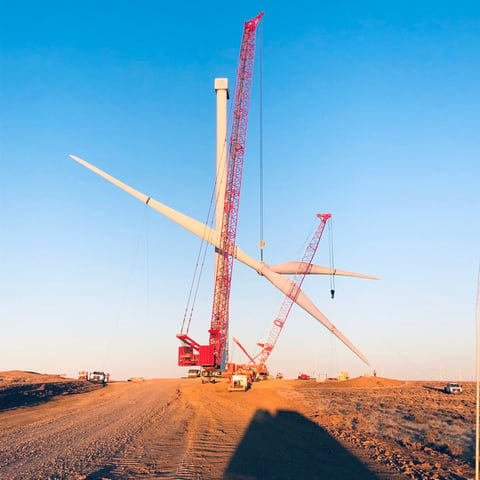 Blattner Energy Cedar Springs Wind Farm Project Wyoming 3