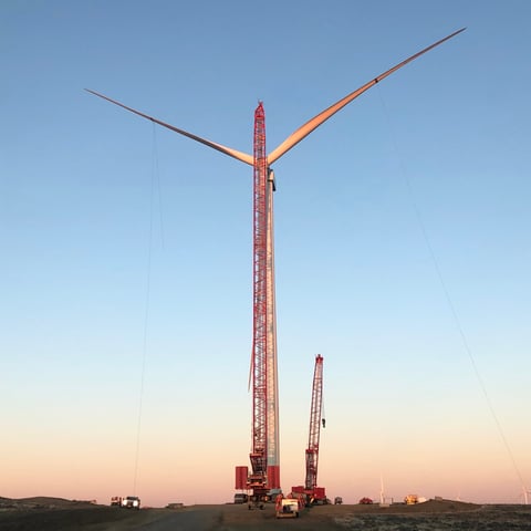 Blattner Energy Cedar Springs Wind Farm Project Wyoming
