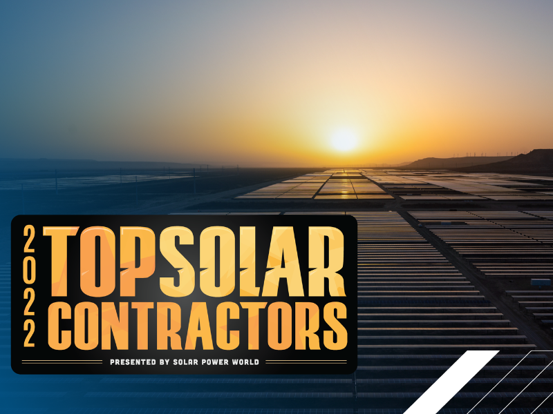 Solar Power World Top Solar Contractor Blattner 2022
