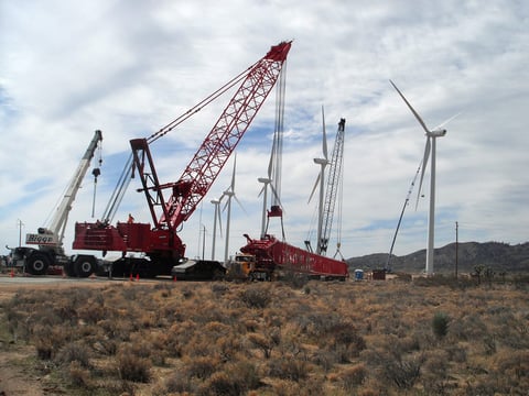Job Photo 2 - Turbines and Crane