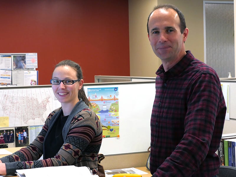 Two employees